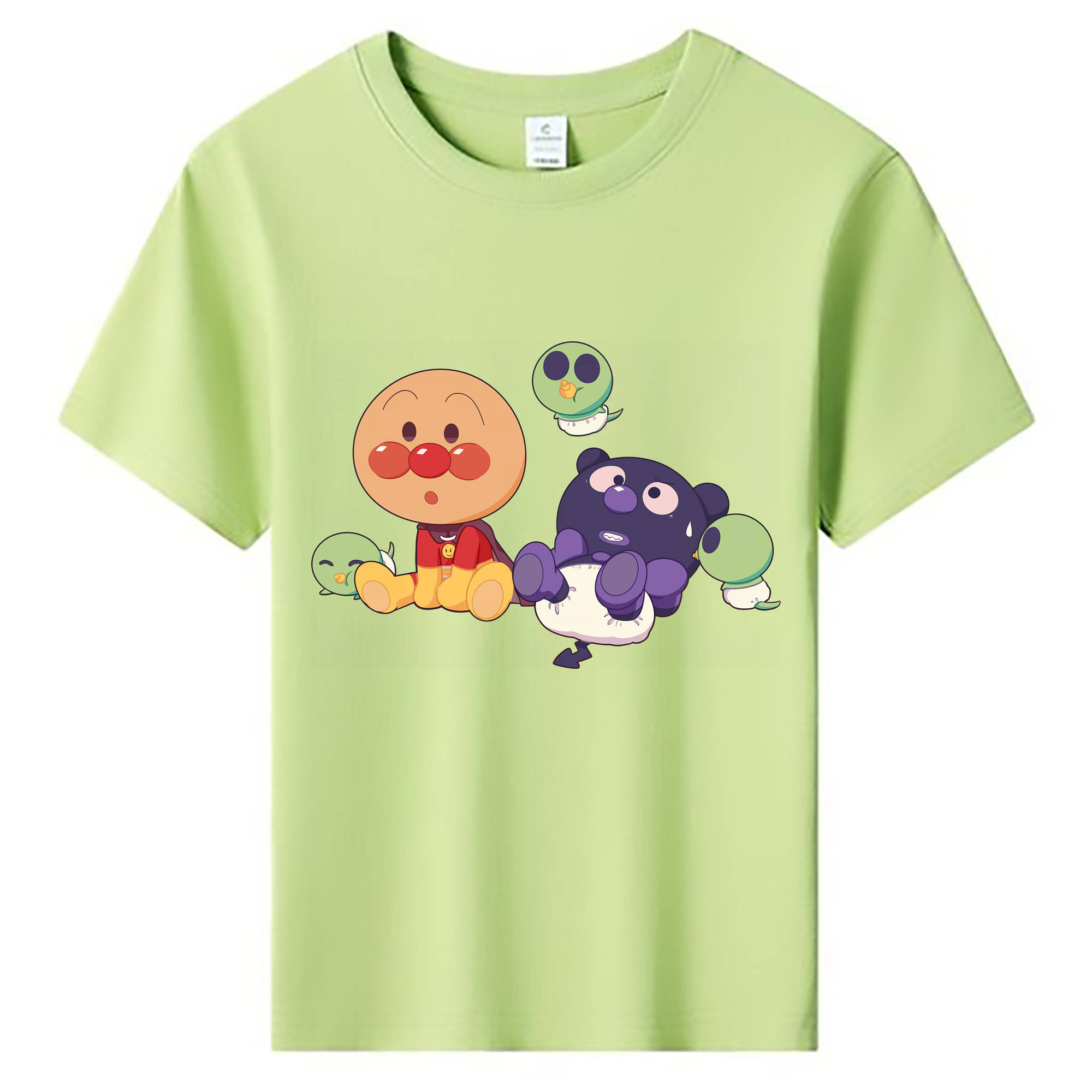 （画像用） アンパンマン Anpanman 綿100％キッズTシャツ（フロントプリント）